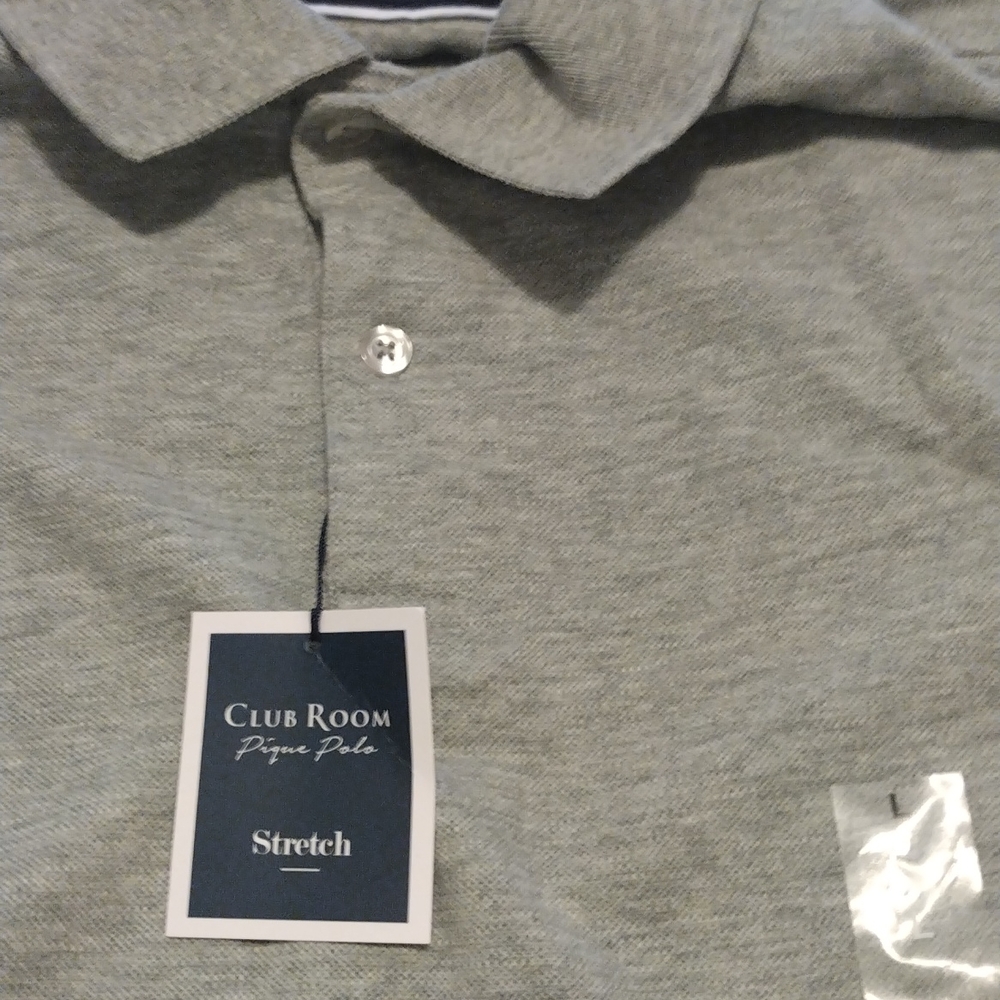A large size gray polo shirt